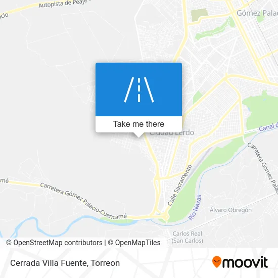 Cerrada Villa Fuente map