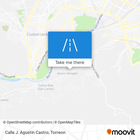 Calle J. Agustín Castro map