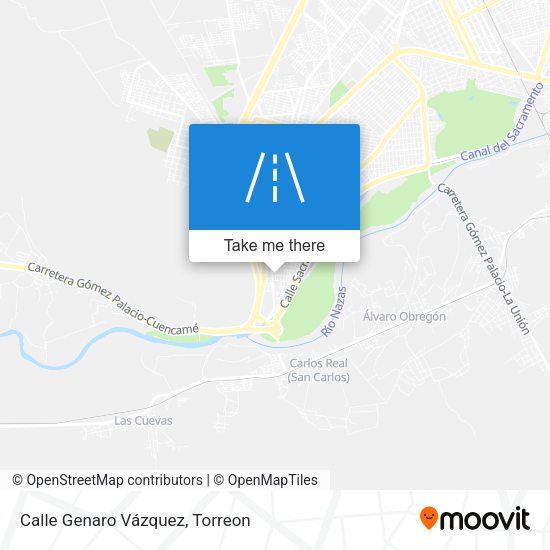 Calle Genaro Vázquez map