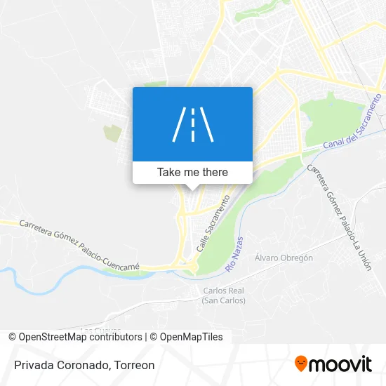 Privada Coronado map