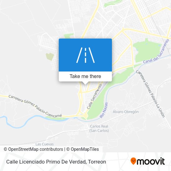 Calle Licenciado Primo De Verdad map