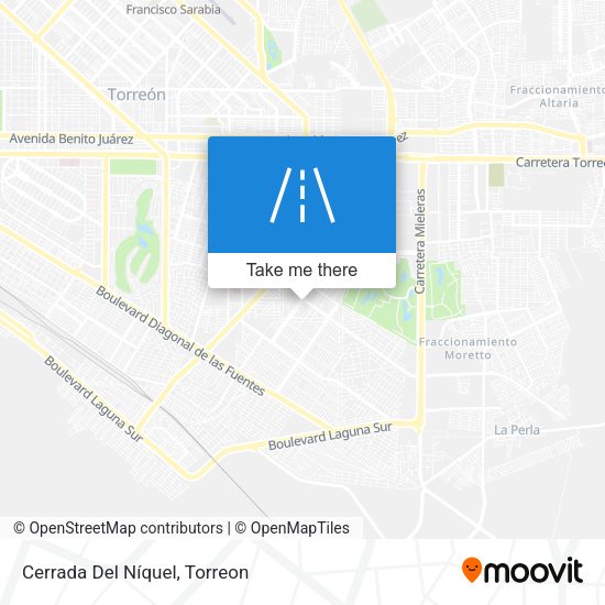 Cerrada Del Níquel map