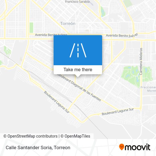 Calle Santander Soria map