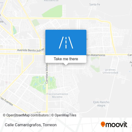 Calle Camarógrafos map