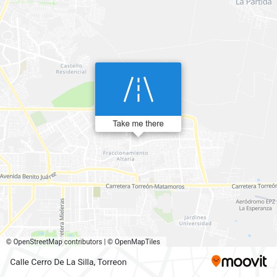 Calle Cerro De La Silla map