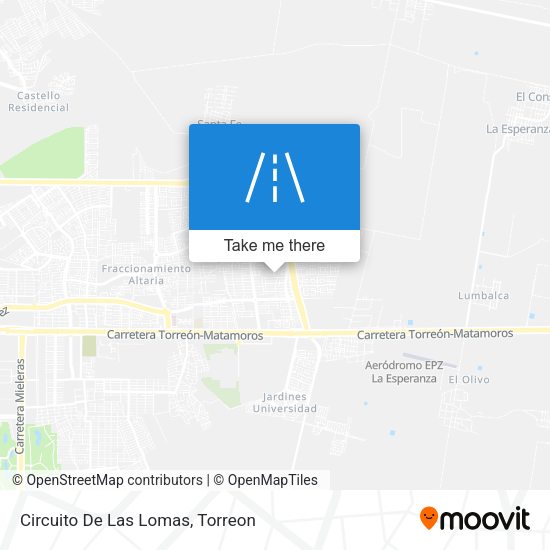 Circuito De Las Lomas map