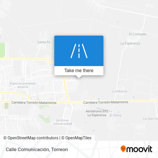 Mapa de Calle Comunicación