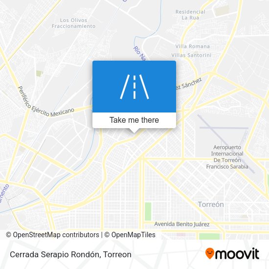 Cerrada Serapio Rondón map