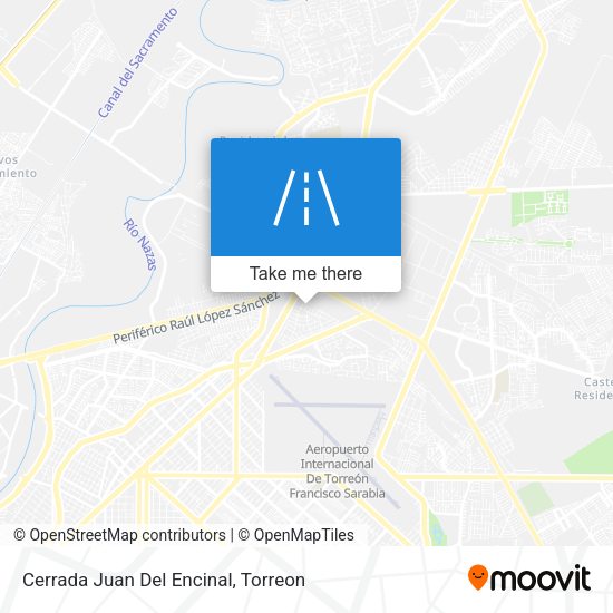 Cerrada Juan Del Encinal map