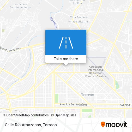 Calle Río Amazonas map