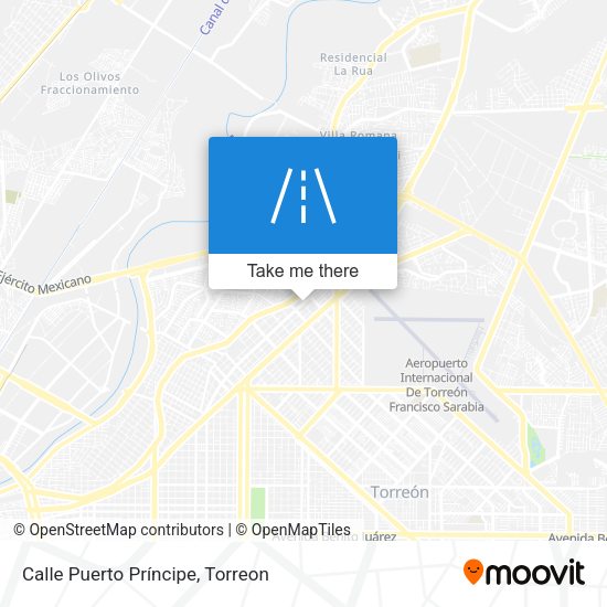Mapa de Calle Puerto Príncipe