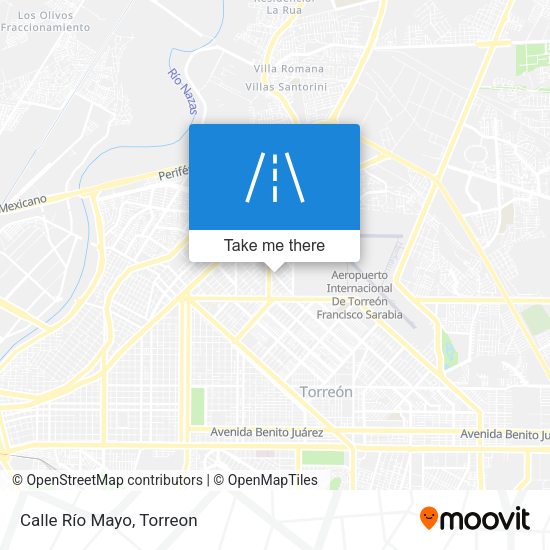 Mapa de Calle Río Mayo