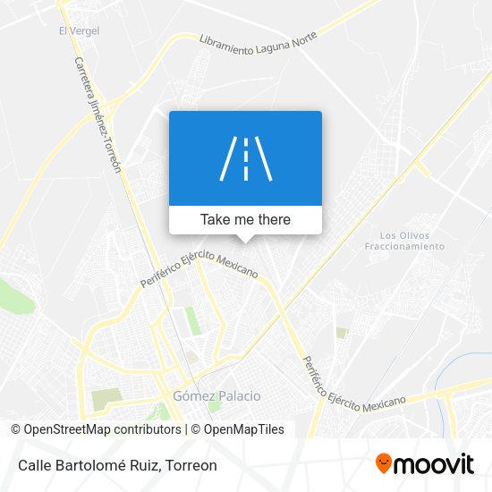 Calle Bartolomé Ruiz map