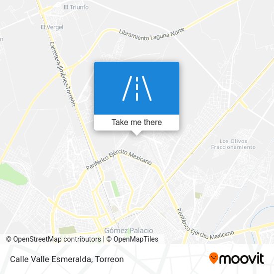 Calle Valle Esmeralda map