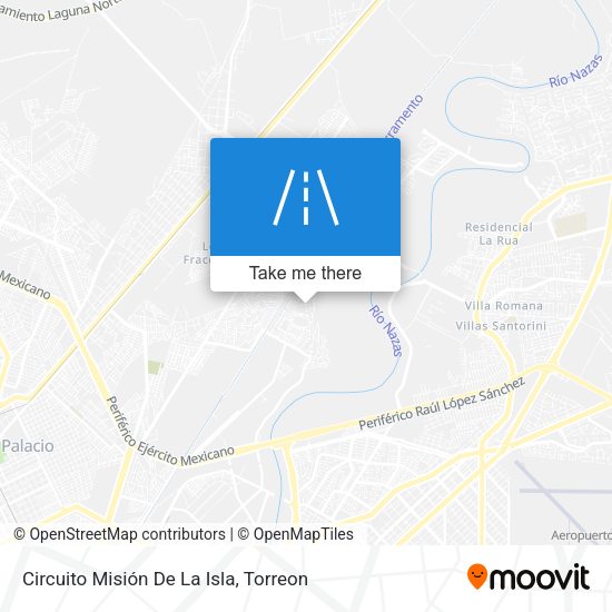 Circuito Misión De La Isla map