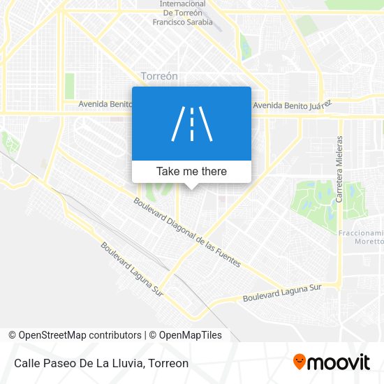 Calle Paseo De La Lluvia map
