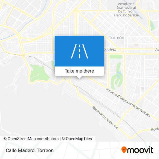 Mapa de Calle Madero