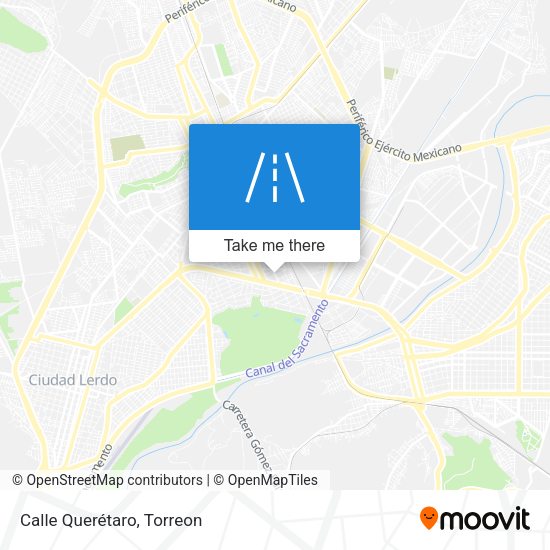 Calle Querétaro map