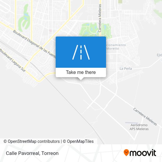 Mapa de Calle Pavorreal