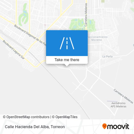 Mapa de Calle Hacienda Del Alba