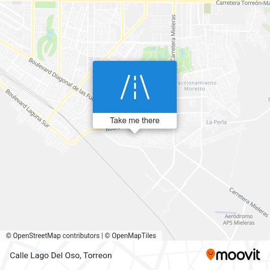Calle Lago Del Oso map