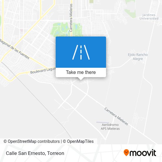 Mapa de Calle San Ernesto