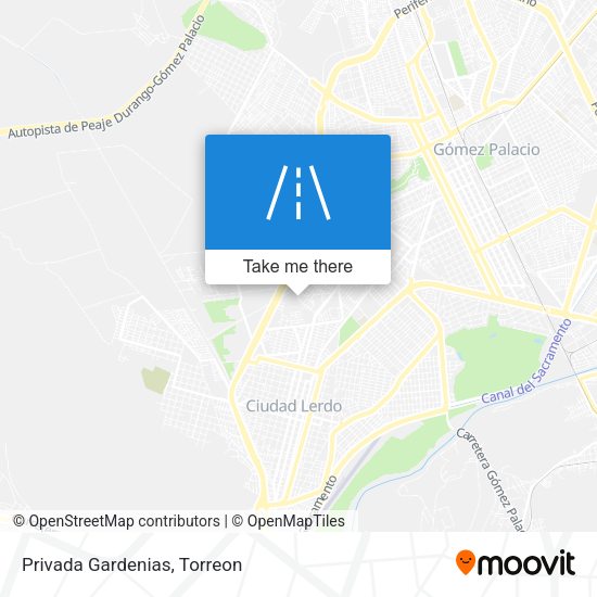 Mapa de Privada Gardenias