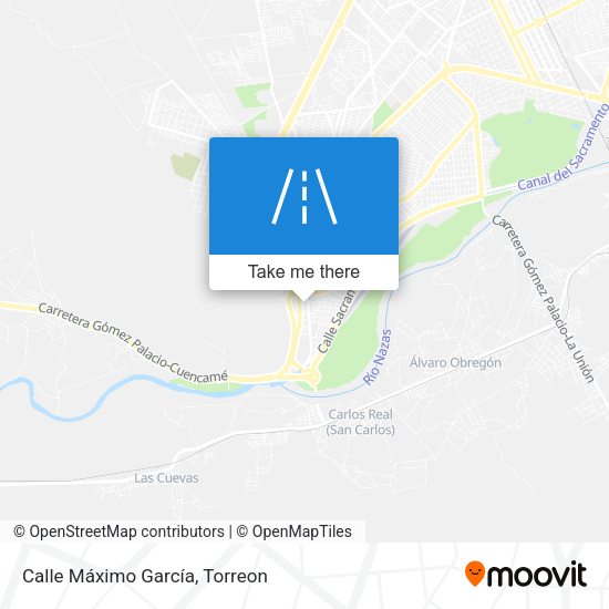Mapa de Calle Máximo García