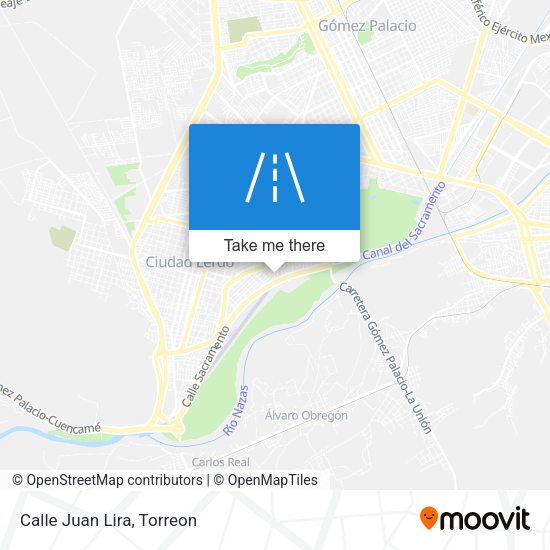 Mapa de Calle Juan Lira