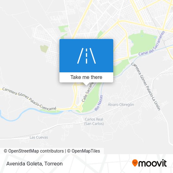 Mapa de Avenida Goleta