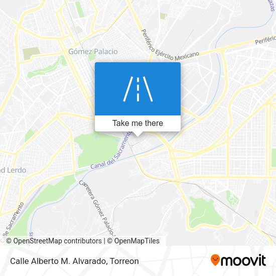 Calle Alberto M. Alvarado map