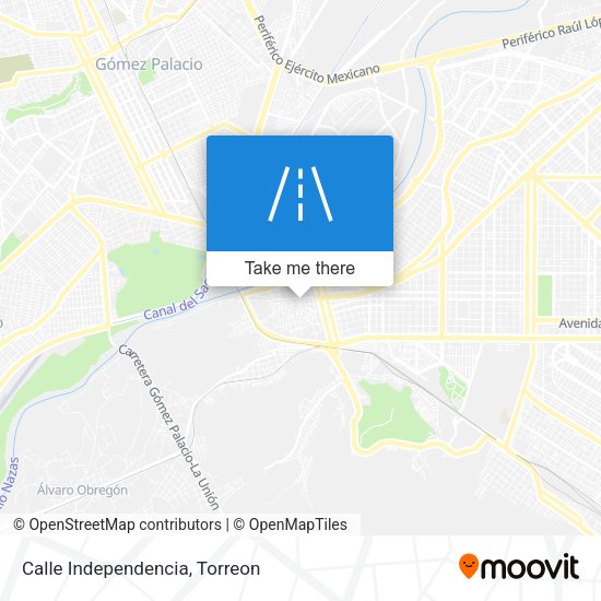 Mapa de Calle Independencia