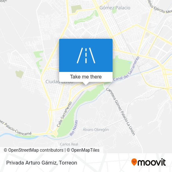 Privada Arturo Gámiz map