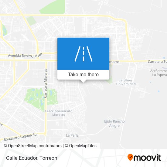 Mapa de Calle Ecuador