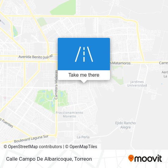 Calle Campo De Albaricoque map
