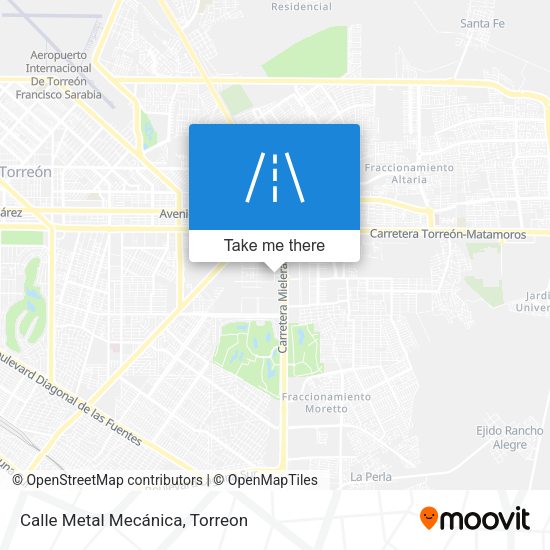 Calle Metal Mecánica map
