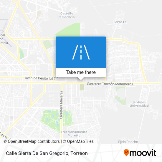 Calle Sierra De San Gregorio map