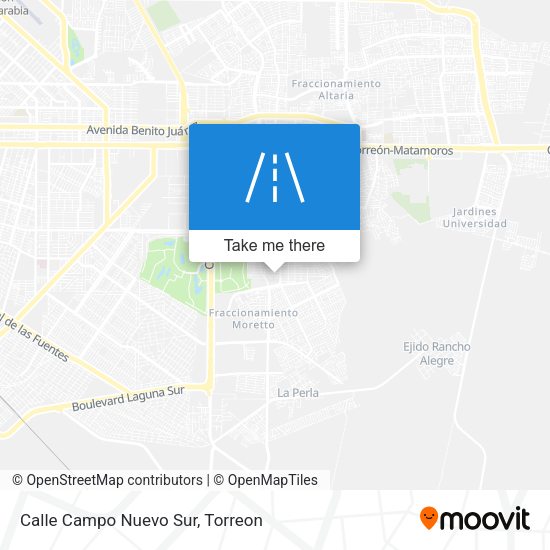 Calle Campo Nuevo Sur map