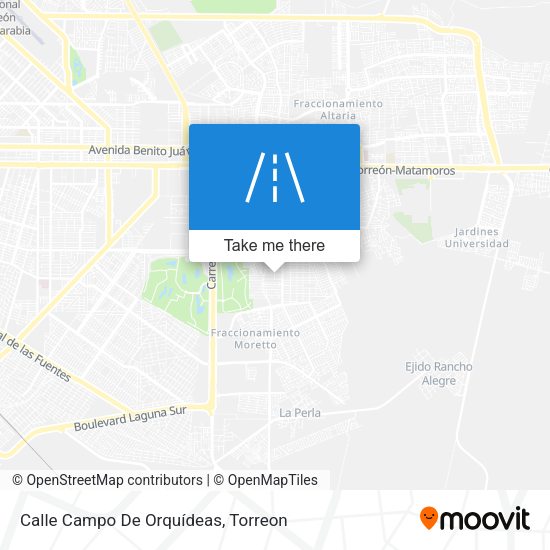 Calle Campo De Orquídeas map