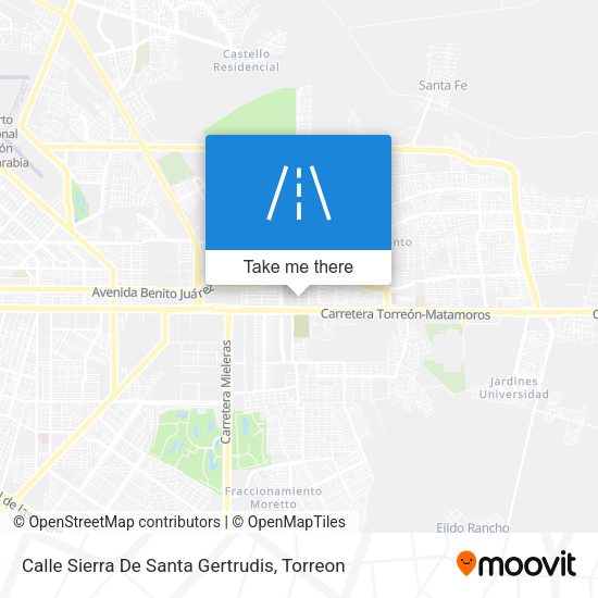 Calle Sierra De Santa Gertrudis map