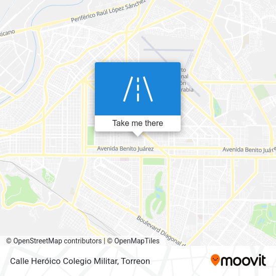 Calle Heróico Colegio Militar map