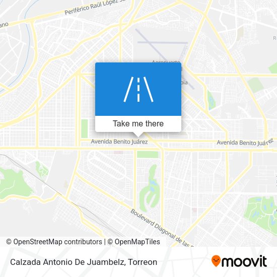 Mapa de Calzada Antonio De Juambelz