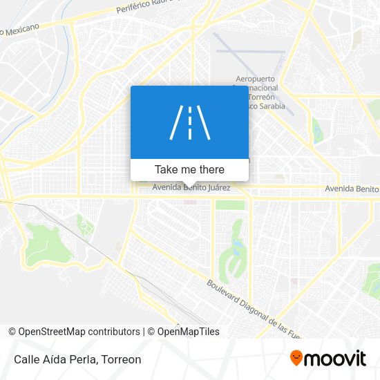 Mapa de Calle Aída Perla