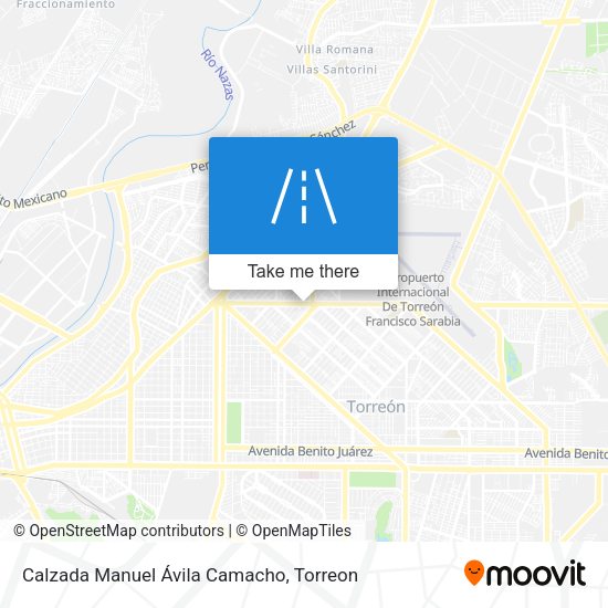 Calzada Manuel Ávila Camacho map