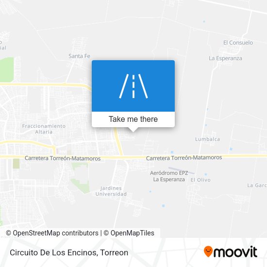 Circuito De Los Encinos map
