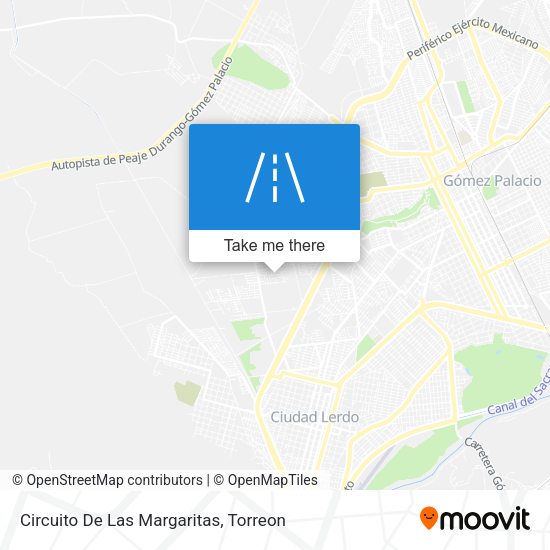Circuito De Las Margaritas map
