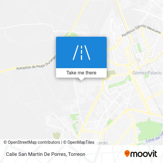 Mapa de Calle San Martín De Porres