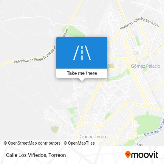 Calle Los Viñedos map