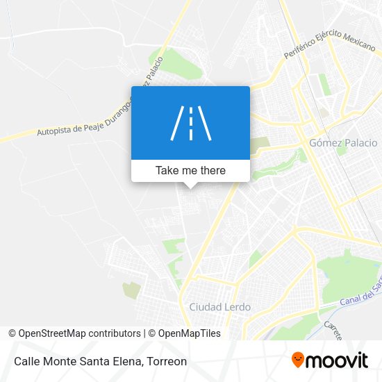 Mapa de Calle Monte Santa Elena