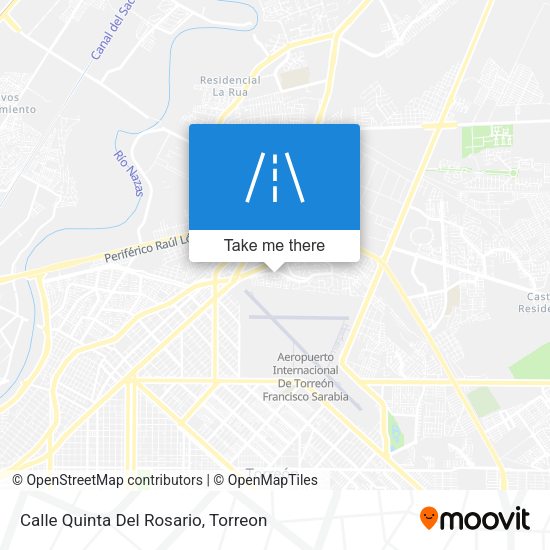 Mapa de Calle Quinta Del Rosario